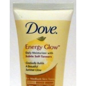 Dove Energy Glow Daily Moisturizer with Subtle Self-tanners for Medium Skin Tones 1 Oz (Pack of 15)genius.nn