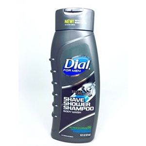 2 Pk, Dial For Men Shave Shower Shampoo Body Wash, Triple Action, 16 Ounce상세설명참조