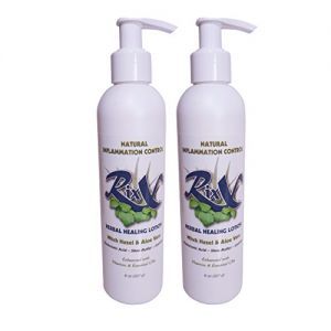 2-pack Rixx Deep Moisturizing Herbal Lotion with Aloe Vera, Omega 3 Oil, Witch Hazel, Hyaluranic Acid, Shea Butter, &amp; Essential Oils | Natural | Moisturizing | Made in USARixx Lotion
