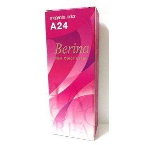 Berina Permanent Hair Dye Color Cream # A24 Magenta.&amp;quot;TIO NACHO&amp;quot;