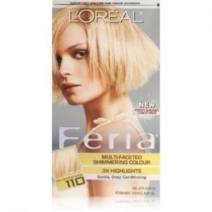 L&#039;Oreal Paris Feria Hair Color, 110 Very Light Beige Blonde/StarletL&#039;OREAL Feria