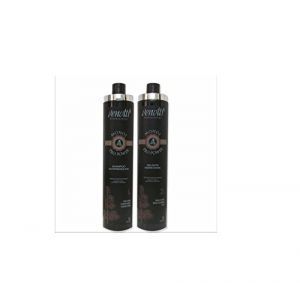 Brazilian Keratin with Exotic Ingredients - Monoi Oil - 1 Lt. - Developed for Dry, dyed, afro, bulky and lifeles Hairs. Blowout Blow Dry Cirugia Capilar Enriched with Coconut Oil.Affinage Salon Professional