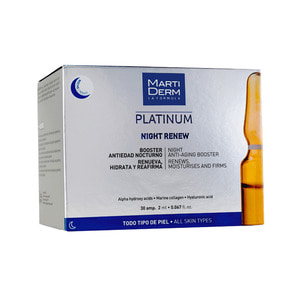 Martiderm PLATINUM NIGHT RENEW 30 AMPULES 2ml,Alfa PeelingMartiderm