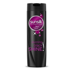 Sunsilk Co-Creations Stunning Black Shine Shampoo 180 ml (with Amla)Sunsilk