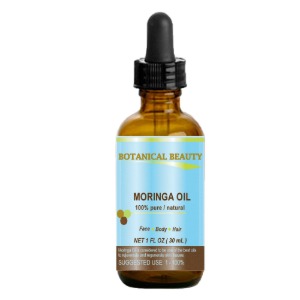Botanical Beauty Moringa Oil 30ml, 100% Pure Natural Virgin Unrefined for Face, Body, HairBotanical Beauty