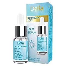 Delia 100% Hyaluronic Acid Face &amp; Neckline Serum, 10ml/0.33 fl.oz.Delia Cosmetics