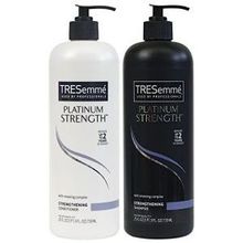 Tresemme Platinum Strength Shampoo and Conditioner Set With Pump, 25 OunceTresemme