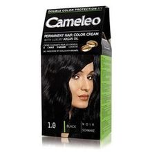 Delia Cameleo Permanent Hair Color Cream with Luxury Argan Oil &amp; Creatine (Black 1.0)Delia Cosmetics