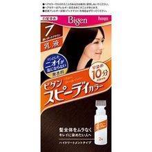 Hoyu Bigen Gray Hair Speedy Color Cream #7 1 Set by HoyuBIGEN hair color