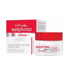 제로비탈 Gerovital H3 Derma+ 24h Active Moisturizing Cream 50 ml / 1.69 fl.ozGEROVITAL