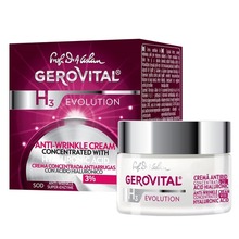 제로비탈 Gerovital H3 Evolution Anti-Wrinkle Cream Concentrated with Hyaluronic Acid (3%) 50 ml / 1.69 fl ozGEROVITAL