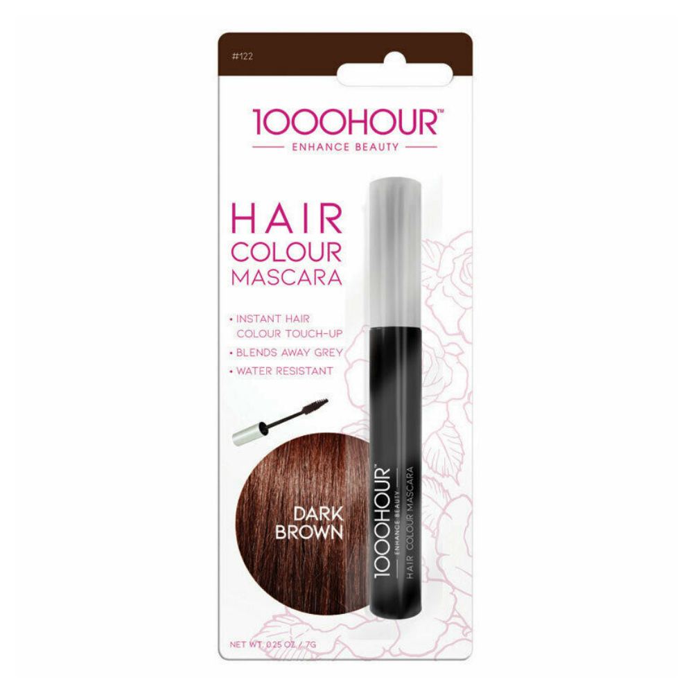 1000Hour Hair Color Mascara, Dark Brown 7g1000Hour