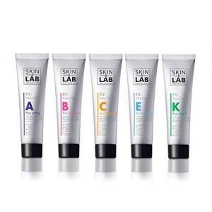 [SKIN&amp;LAB] Vitamin Cream 30ml 5pcs Set (A : Elasticity, B : Improve skin problems, C : Whitening, E : Moisturize, K : Redness)상세설명참조