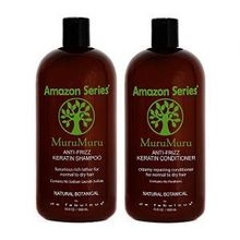 Amazon Series MuruMuru Anti-Frizz Keratin Shampoo &amp; Conditioner 33.8 fl oz SetAmazon Series