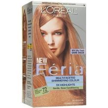 L&#039;Oreal Feria Multi-Faceted Shimmering Colour 3x Highlights, Permanent, Caramel Kiss 72 1 eaL&#039;OREAL Feria